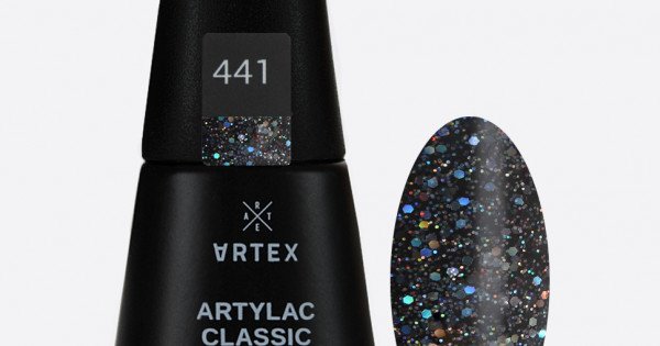Artylac classic 441 8 мл гель-лак чёрный купить в ARTEX