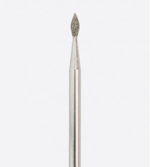 Бор алмазный форма свеча 1,8 мм (средняя зернистость, синий) 