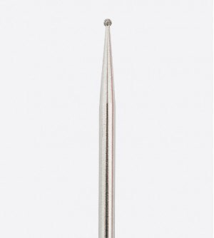 Бор алмазный шаровидный 1,2 мм (средняя зернистость, синий) 