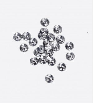 Диск граненный серебро 4х4мм 