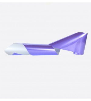 Фольга матовая сиреневый 1м х 4см 005