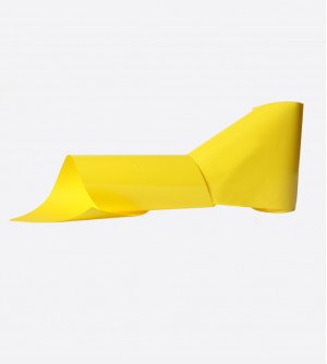 Фольга матовая желтая 1м х 5см 173