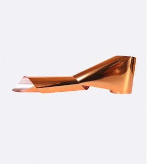 Фольга металлик медный 1м х 4см 008