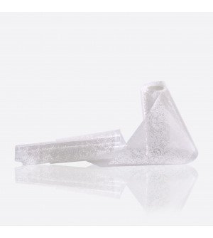 Фольга переводная белый узор 1м х 4см 037