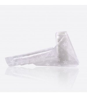 Фольга переводная белый узор 1м х 4см 038 Фольга переводная белый узор 1м х 4см 038