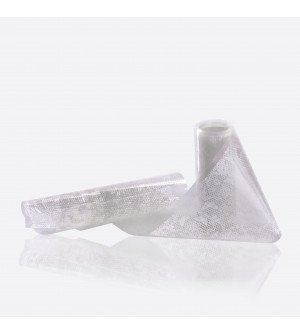 Фольга переводная белый узор 1м х 4см 049 Фольга переводная белый узор 1м х 4см 049