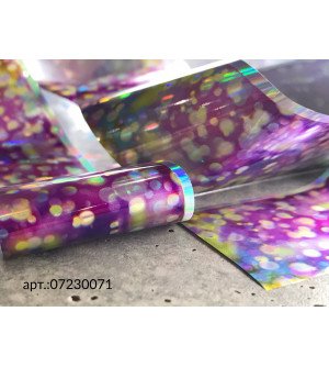 Фольга переводная цветной узор 1м х 4см 071 Фольга переводная цветной узор 1м х 4см 071