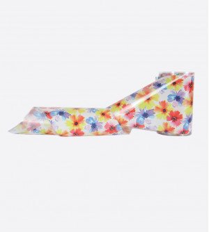 Фольга переводная цветной узор 4см х 1м 268