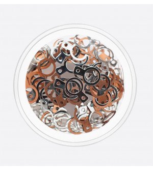 Металлический декор, кулон серебро 6х3,5 мм Металлический декор, кулон серебро 6х3,5 мм