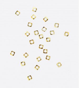 Металлический декор, квадрат золото 2х2мм Металлический декор, квадрат золото 2х2мм