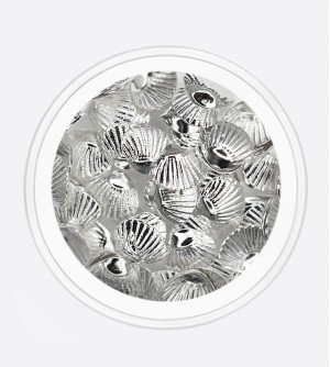 Металлический декор, ракушка 5х4мм Металлический декор, ракушка 5х4мм