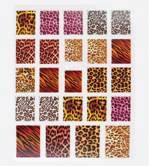 Наклейки, анималика принт 433