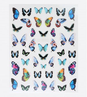 Наклейки, бабочки 431