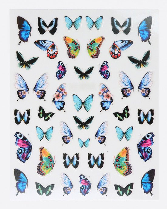 Наклейки, бабочки 431