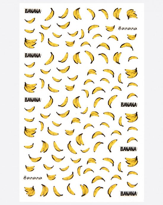 Наклейки, бананы 286
