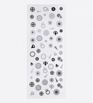 Наклейки, часы 039