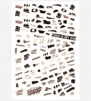 Наклейки, газета, вырезки 206