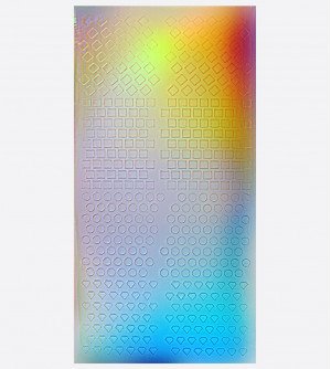 Наклейки, голограмма геометрия переливчатая 277 Наклейки, голограмма геометрия переливчатая 277