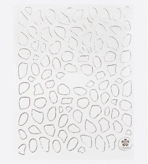 Наклейки, круги фигурные серебро 109 Наклейки, круги фигурные серебро 109