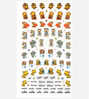 Наклейки, мишки, котики 140 Наклейки, мишки, котики 140