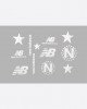 Наклейки, new balance белые 164 Наклейки, new balance белые 164