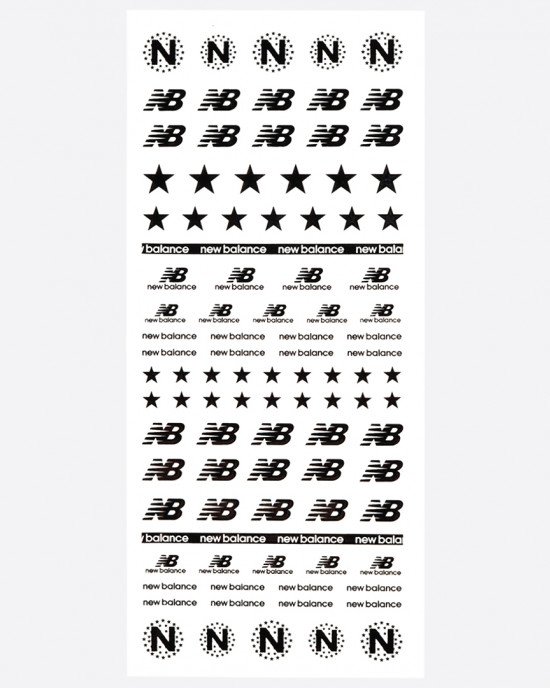 Наклейки, new balance черные 163 Наклейки, new balance черные 163
