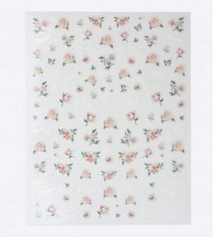 Наклейки, нежные розы 073 Наклейки, нежные розы 073