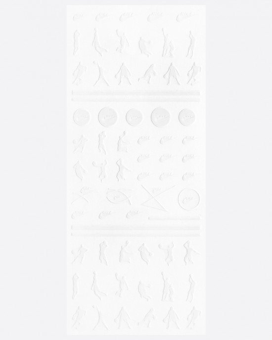 Наклейки, nike фигуры белые 169 Наклейки, nike фигуры белые 169
