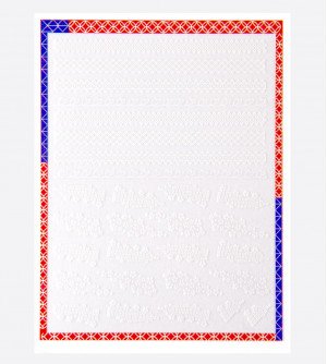 Наклейки, орнамент цветочный геометрия 326 Наклейки, орнамент цветочный геометрия 326