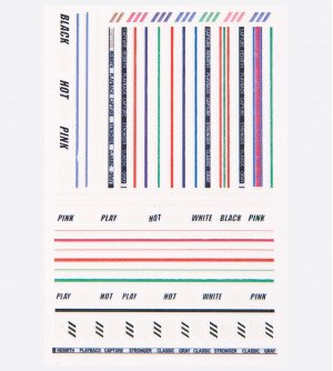 Наклейки, полоски цветные 192