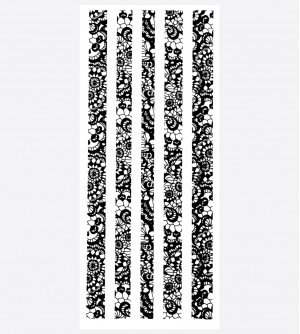 Наклейки, полоски кружева 256 Наклейки, полоски кружева 256