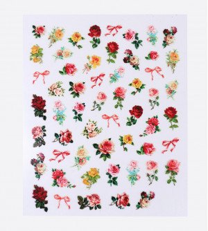 Наклейки, розы 453