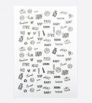 Наклейки, смайлы 024