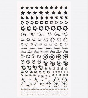 Наклейки, star 132