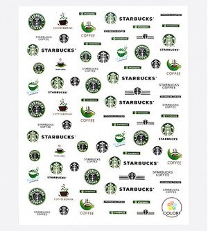 Наклейки, starbucks 119 Наклейки, starbucks 119