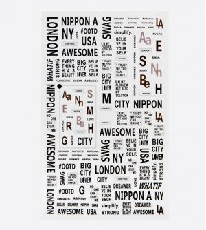 Наклейки, текст 034