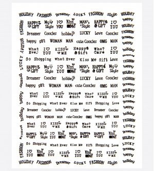 Наклейки, текст 324 Наклейки, текст 324