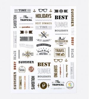 Наклейки, travel time 007