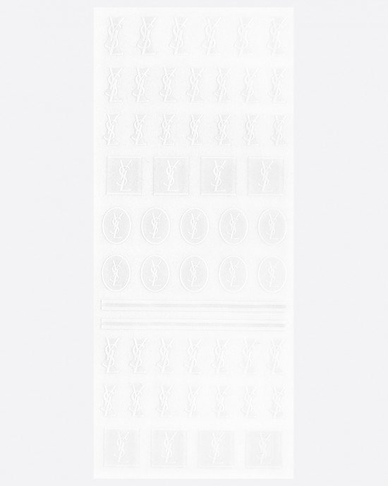 Наклейки, ysl белые 185 Наклейки, ysl белые 185
