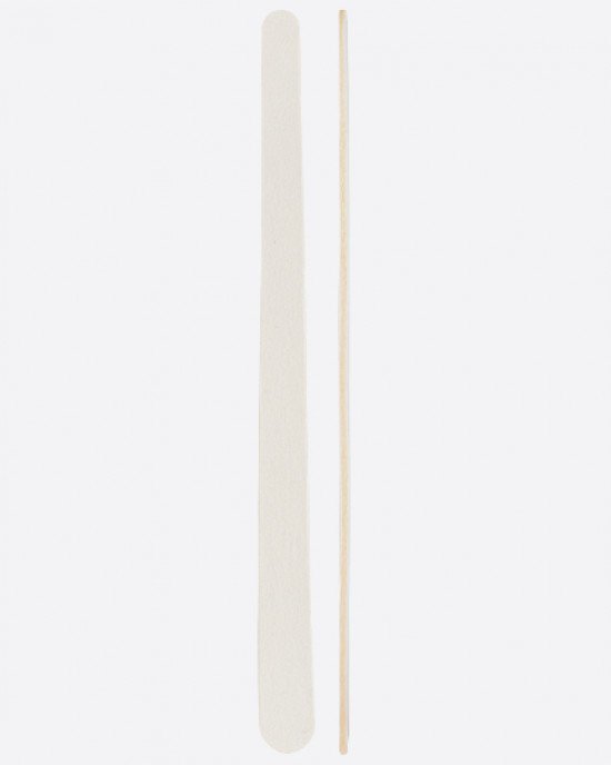 Пилка зауженная белая деревянная 168х2мм 180/220 грит