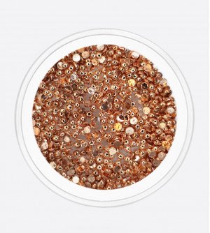 Полусфера цельная розовое золото 1мм