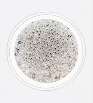 Полусфера цельная серебро 1 мм 