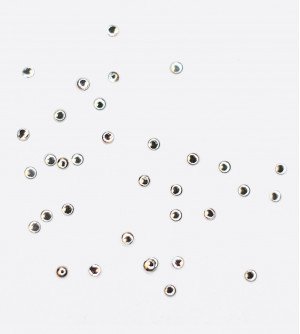 Полусфера полая серебро 1,2 мм 