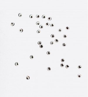 Полусфера полая серебро 1,5 мм 