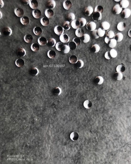 Полусфера полая серебро 1,5 мм