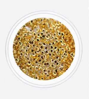 Полусфера полая золото 1,2 мм 