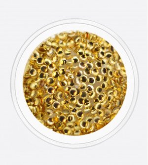 Полусфера полая золото 1,5 мм 