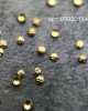 Полусферы круглые полые шлифованные золото 1 мм Полусферы круглые полые шлифованные золото 1 мм