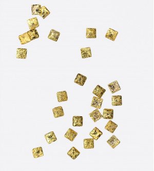 Полусферы граненные шлифованные золото 2х2 мм  Полусферы граненные шлифованные золото 2х2 мм