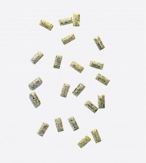 Полусферы граненные шлифованные золото 1,5х3 мм  Полусферы граненные шлифованные золото 1,5х3 мм